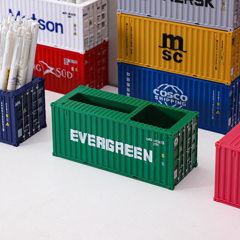 20ft 1:35 Container Model Ornament & Pen Holder Business Gift – Customizable with Graphics & Text