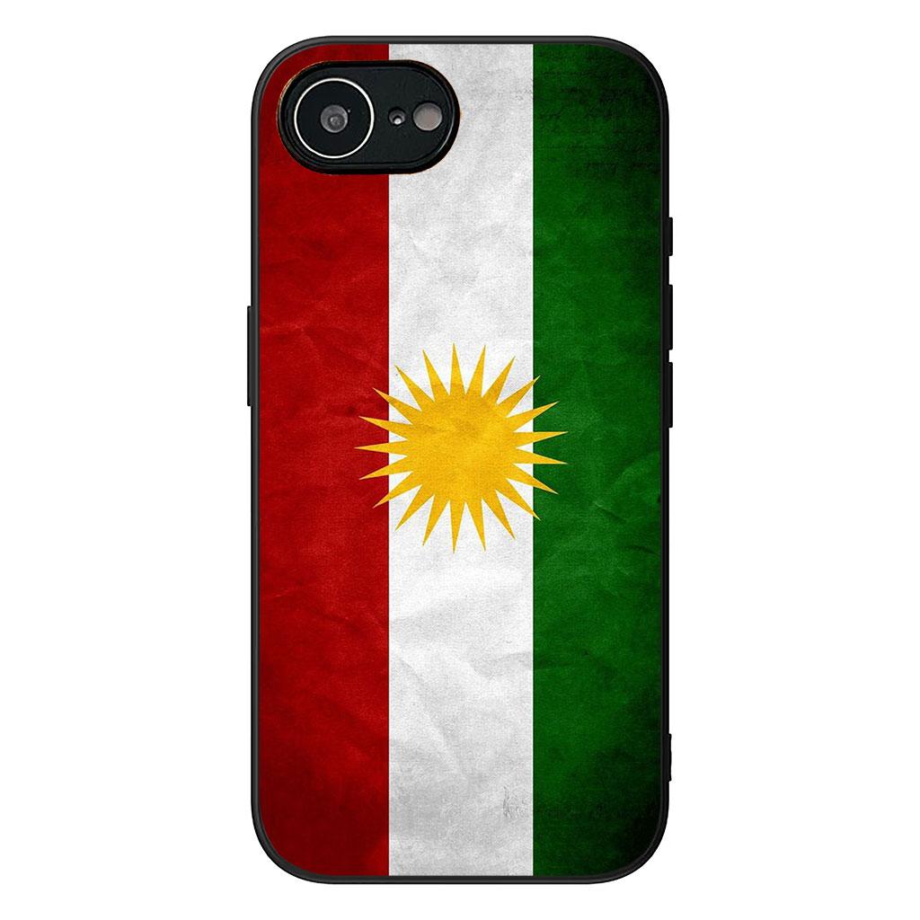 Cover for Apple iPhone 16 15 14 Plus 13 12 Mini 17 Pro Max + ProMax 16E Air Casing Phone Case Kurdistan Flag