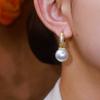 Elegant French Zirconia Pearl Ear Cuff for Women