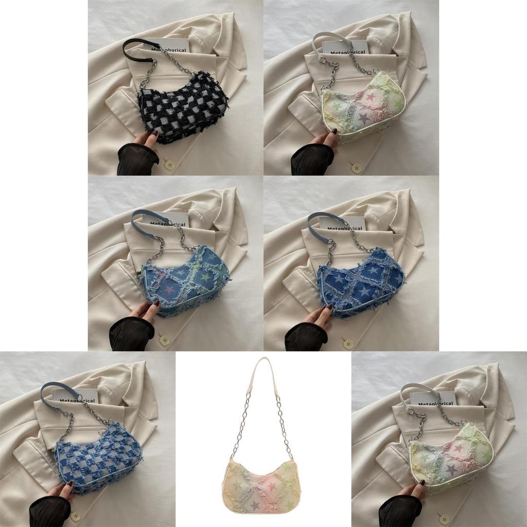 Fashionable Mini Crescent Bag Unique Korean Style Ins Inspired Shoulder Bag