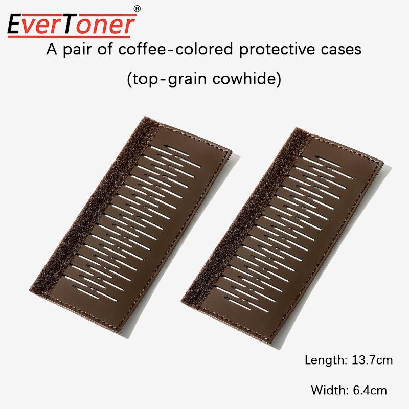 

EverToner Anti-Scratch Anti-Wear Handle Protection Cover Sleeve for L Keepall 25 Bag Vegetable-Tanned Leather Accessory кофейный