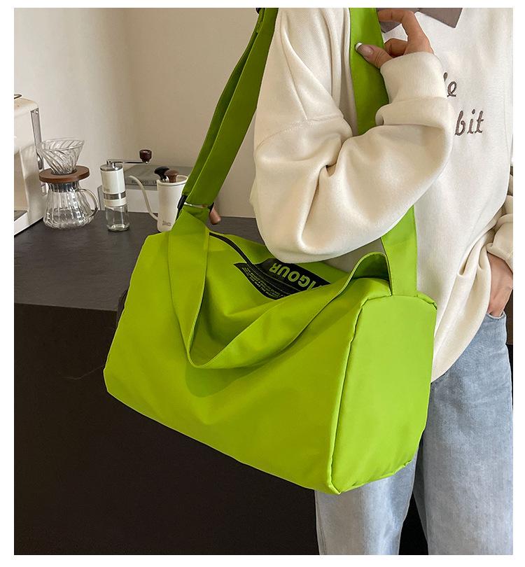 Korean Trendy All-Match Large Capacity Fitness and Travel Bag - Unisex Handheld and Crossbody