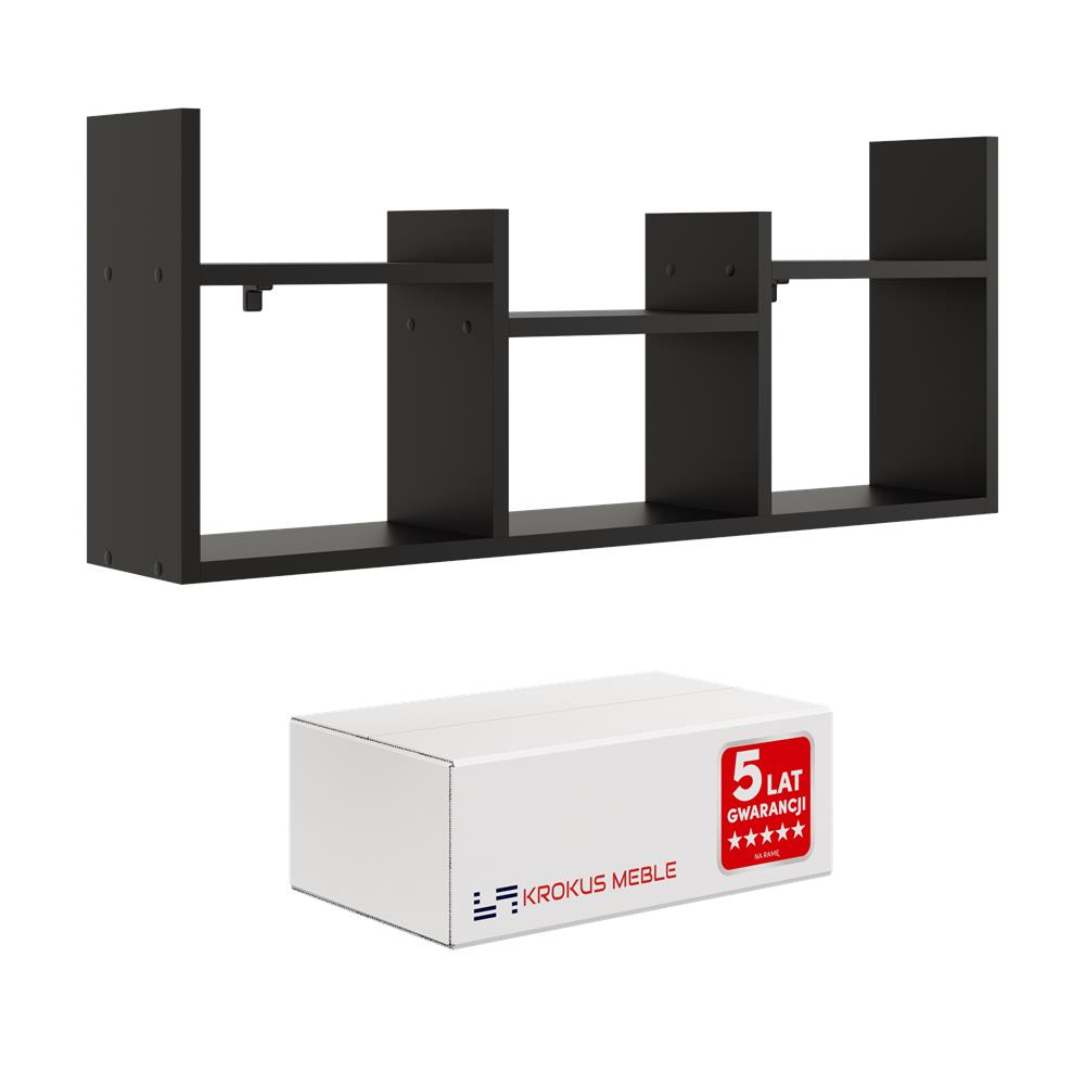 Wall Hanging Shelf, Bookcase - No. 18 white
