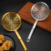 Stainless Steel Skimmer Spoon with Heat Resistant Handle Strainer Ladle Large Colander for Straining and Blanching