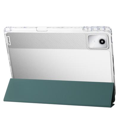 Für Lenovo Tab M11/Xiaoxin Pad 11 2024 Hülle TPU+Acryl+PU Tablet-Abdeckung mit Dreifachständer