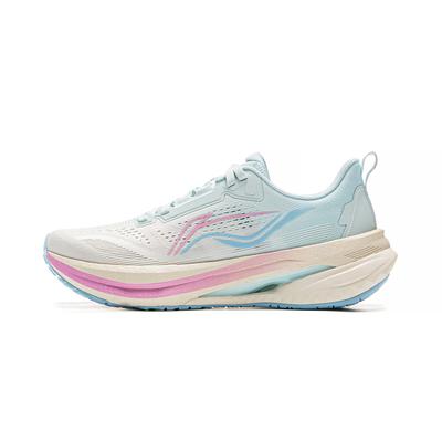Li Ning 5S 5.0 Running Shoes Women's Low Top White Blue ARSV022-6
