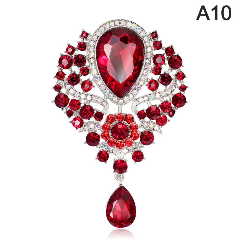 

Большие броши в форме капли воды для женщин, винтажные булавки в стиле подвесок as the picture