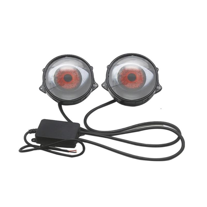 

Remote Control Car Motorcycle LED Eye Headlights Dynamic Light Effects High Intensity ABS Quick Mounting 1