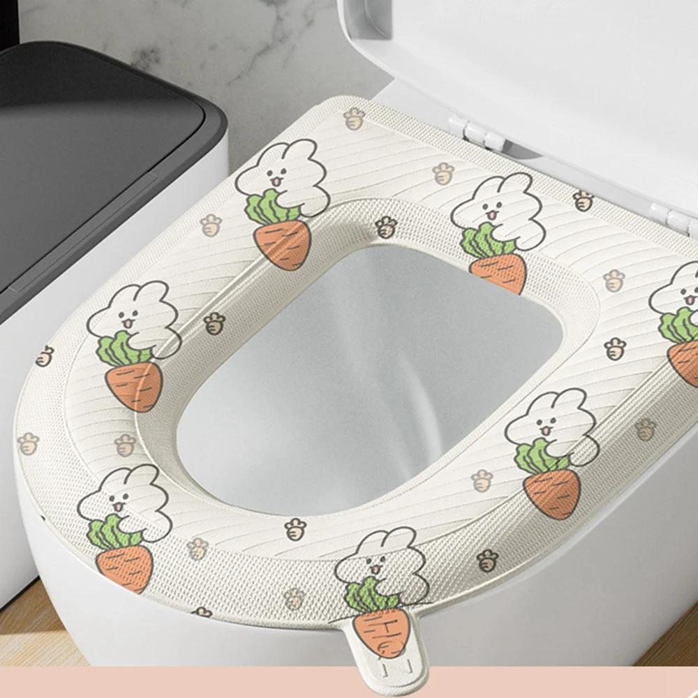Toilet Seat Mat Device Washable Mat Cover Household Toilet Ring Four Seasons Universal Toilet Seat Cover Seat Cushion