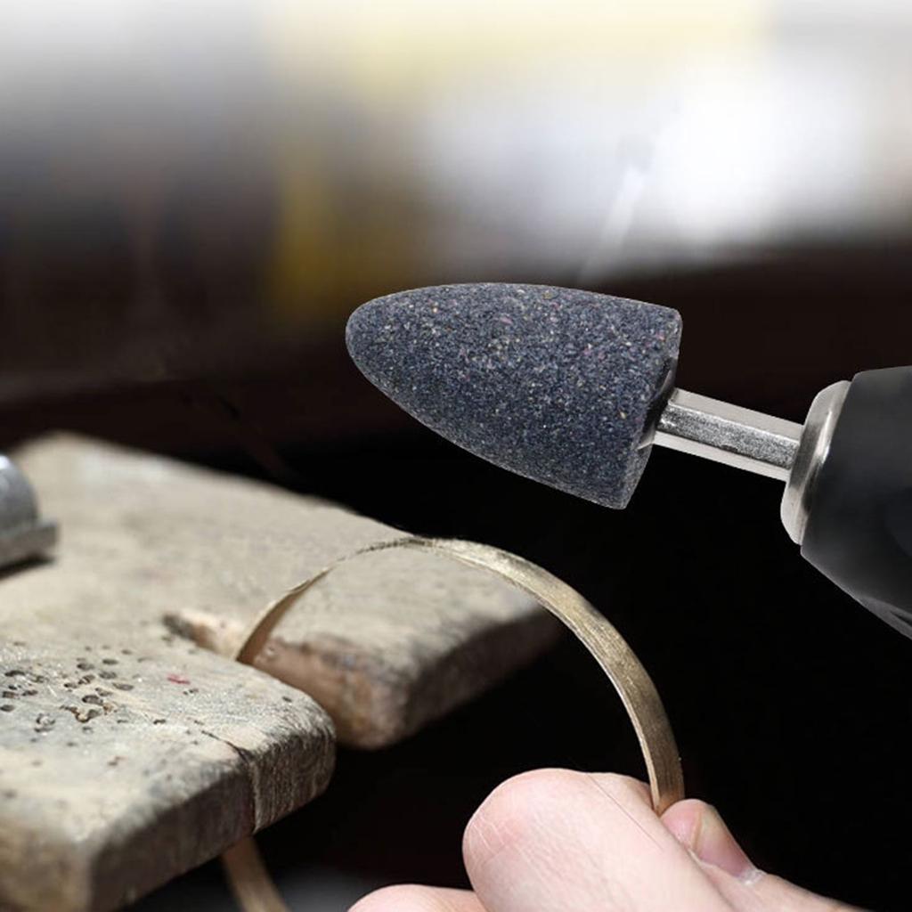 2Pcs Grinding Head Hexagonal Shank Grinding Wheel Sharpening Head Portable Grinding Drill Tool For Metal Machinery
