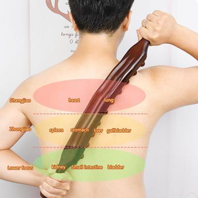 37 Kuliček Váleček Celotělový Univerzální Hřbetní Jehlová Masáž Škrabací Tyčinka Bodová Léčba Guasha Relaxační Terapeutický Nástroj