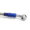 110cm/43" M10 Brake Oil Hose Line Banjo Fitting Stainless Steel End