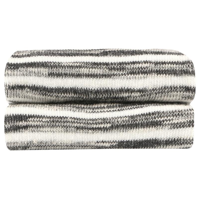 Spring and Summer Anti-drop Combed Cotton Striped Boat Socks for Men, Silicone Anti-slip Socks and Invisible Socks