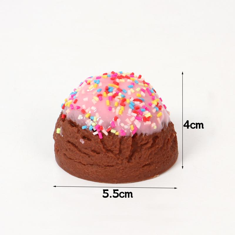 Simulated Jam Ice Cream Ball Toy - Fun Dessert Decoration