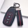 Key Fob Cover for Chery Tiggo with Keychain Anti-Scratch Guard Shockproof Protection Soft Grip Texture Responsive Button Touch Dust Resistant Cover