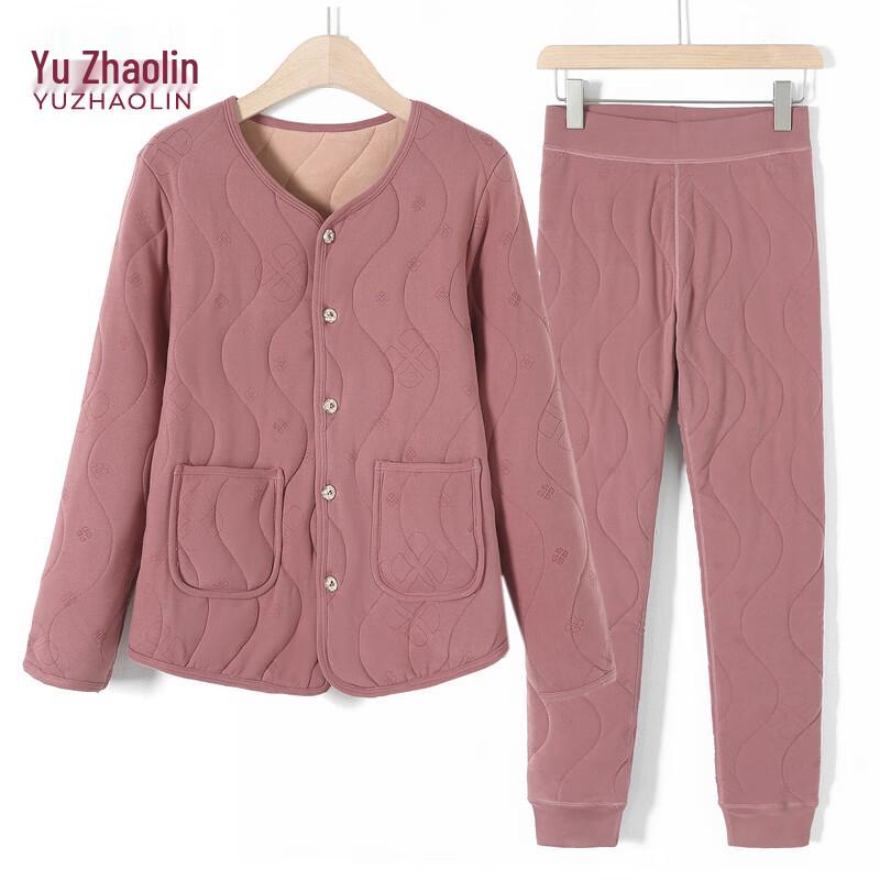 YUZHAOLIN Women's Elderly Thermal Cotton Padded Loungewear