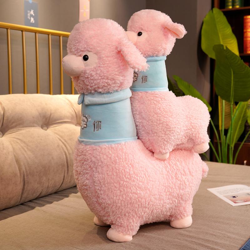 50/70/100cm Alpaca Pillow Plush Toy Stuffed Plush Sheep Llama Doll Animal Toys for Kids Soft Cushion Home Baby Birthday Gift