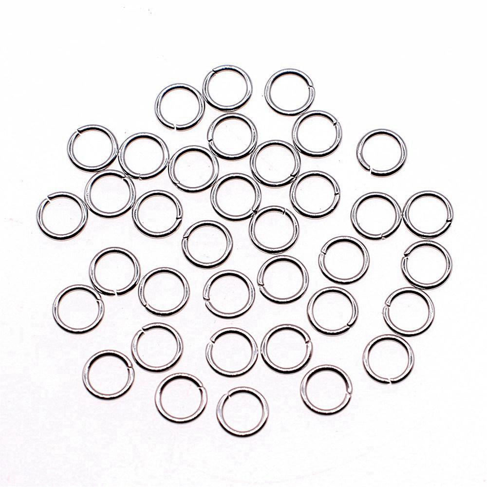 Stainless Steel Closed Rings Split Rings Bulk Connectors For DIY Projects