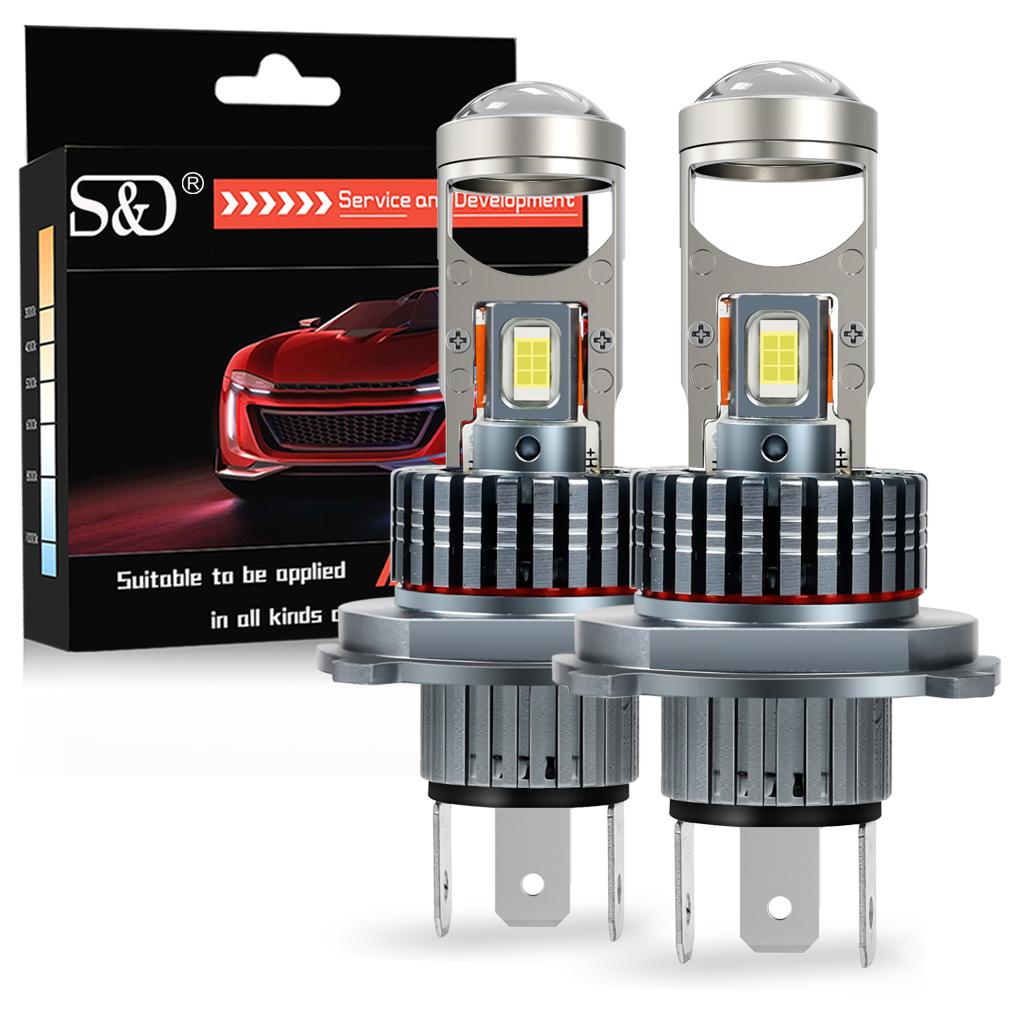 

2шт 1:1 Беспроводная Plug&Play H7 Canbus Автомобильная фара Мини-линза H11 H8 9005 9006 HB4 H4 Светодиодные проекторные лампы 6000K Автомобильная мотоциклетная фара H4/9003/HB2 Hi/Lo