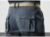 Herren Slim Fit Straight Leg Cargohose - Vielseitige Mehrfach-Taschen Freizeitbekleidung