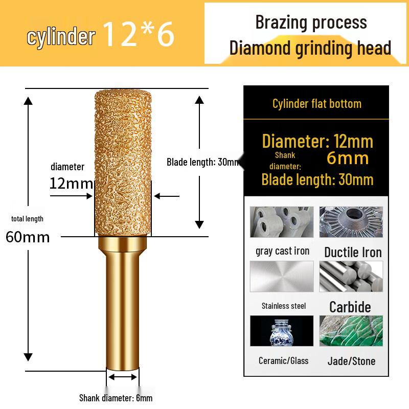 

Brazed Diamond Grinding Head