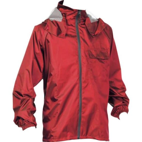 

[Kawanishi Industry] Мужской дождевик 3674, Водонепроницаемый комплект куртка и брюки, Красный, Размер L