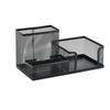 Iron Mesh Multifunctional Pen Holder - Creative Desktop Stationery Organizer for Office & Student Use