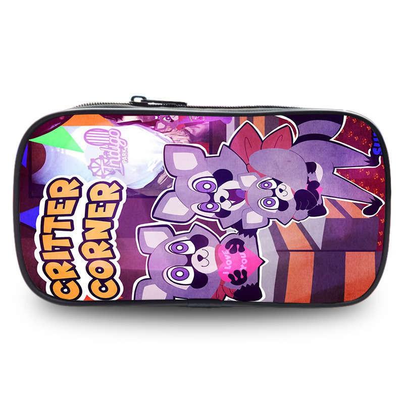 Large Capacity Oxford Fabric Pencil Case Students - Indigo Park Design Multi-Compartment Stationery Bag