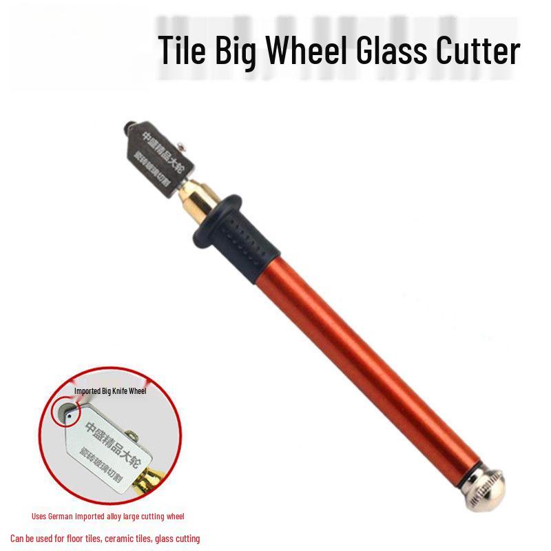 Большой роликовый стеклорез и плиткорез с утолщенной головкой