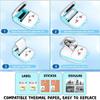 Cute Cat Wireless Bluetooth Mini Thermal Printer, Portable Pocket Printer for Photos, Notes, Labels & Study Materials (1000mAh Rechargeable) (Blue)