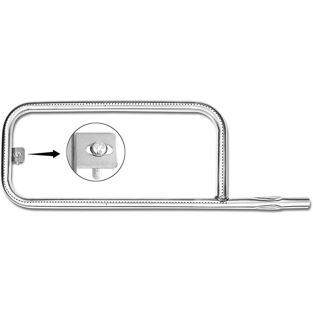 52*19cm Burner For Weber Q200/Q220/Q2000/Q2200 Silver