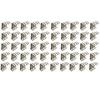 50pcs 304 Stainless Steel Water Guide Clips for Solar Panel Surfaces Designed to Reduce Maintenance and Enhance Water Management
