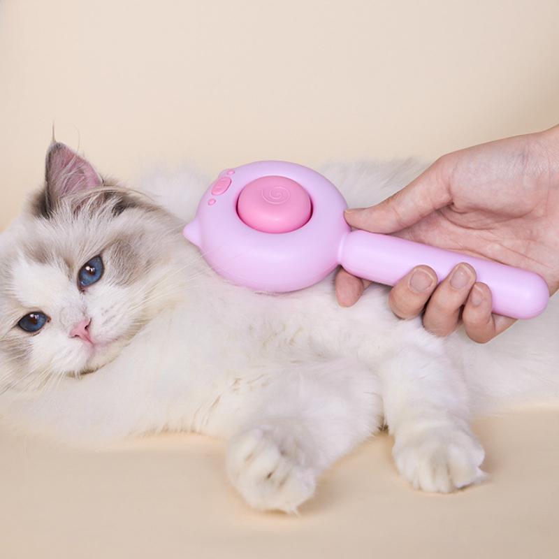 Cat Comb Fur Removal Beauty Brush Long Hair Self-Cleaning Brush Dogs Pet Cat Accessories Removing Floating Fur Grooming Tool