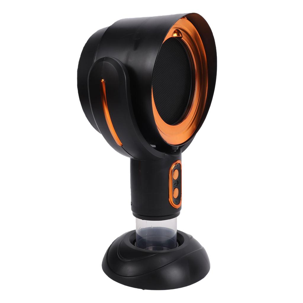 Smoke Fan USB Rechargeable Quiet Angle Adjustable Detachable Desktop Smoke Purifier for Kitchen Cooking BBQ Black and