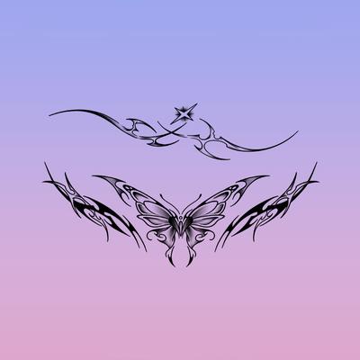 Waterproof Temporary Tattoo Sticker 3D Butterfly Small Body Art Fake Tattoo Wrist Foot Hand For Girl Women