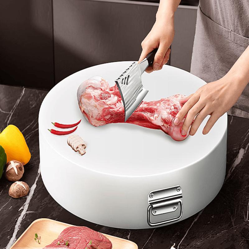 Abdo Antibacterial Double-Sided Round Rubber Cutting Board