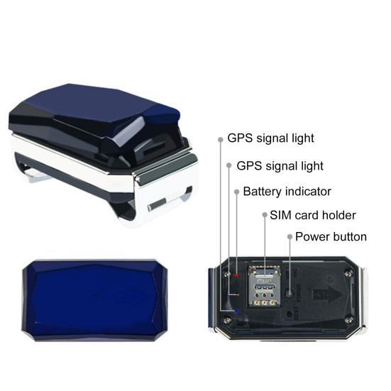 Pet Tracker Adjustable Virtual Fence IP68 Waterproof Location History Live Tracking Precise Position Plastic