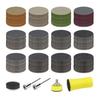 Woodworking Sanding Discs 25mm Abrasive Sandpaper Pad for Auto Polishing & Furniture Refinishing Effective Paint Removal