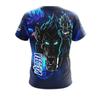 NEUE Mode Anime Super Saiyajin Vegeta Aufdruck Herren Freizeit Dragonball Kurzarm T-Shirts