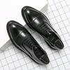 Leather shoes men's summer height increase business dress casual shoes pointed British casual shoes wedding groom small leather shoes