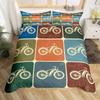 Rustic Suburb Soft Duvet Cover Countryside House Tre Hplus Grafiti Beding Set Nature Scenery Warm Comforter Cover Blue River Comfortable Quilt Cover
