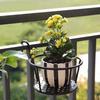 Deer Art Hanging Railing Flower Pot Rack