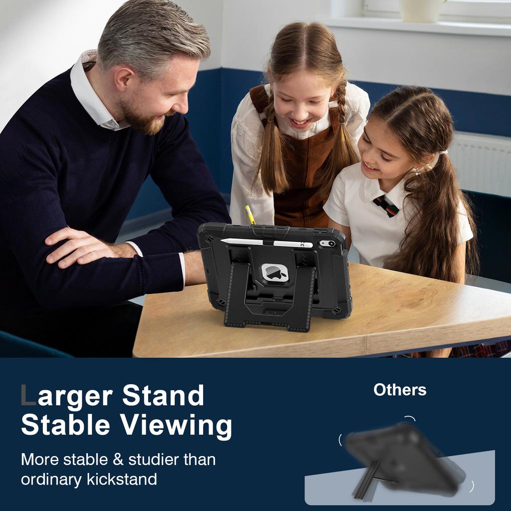 Tablet Protective Case C5 Models Are Suitable for iPad A16 11Th ()/Ipad 10Th 10.9 () with Stand 10 Colors Available