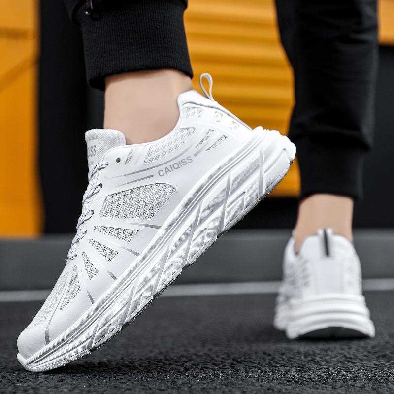 Men’s Black Sports Shoes Women White Running Sneakers Students Over Sized Basketball Shoes Couple Red Yellow Unisex Jogging Shoes