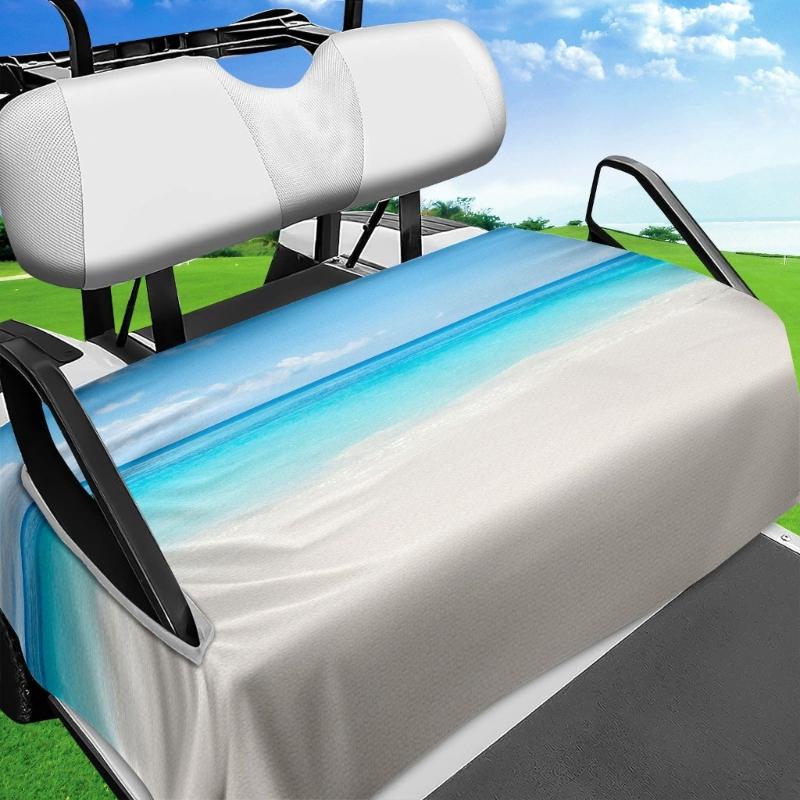 Polyester Golf Cart Seat Cover With Heat Resistance And Easy Installation Machine Washable Cushion Cover