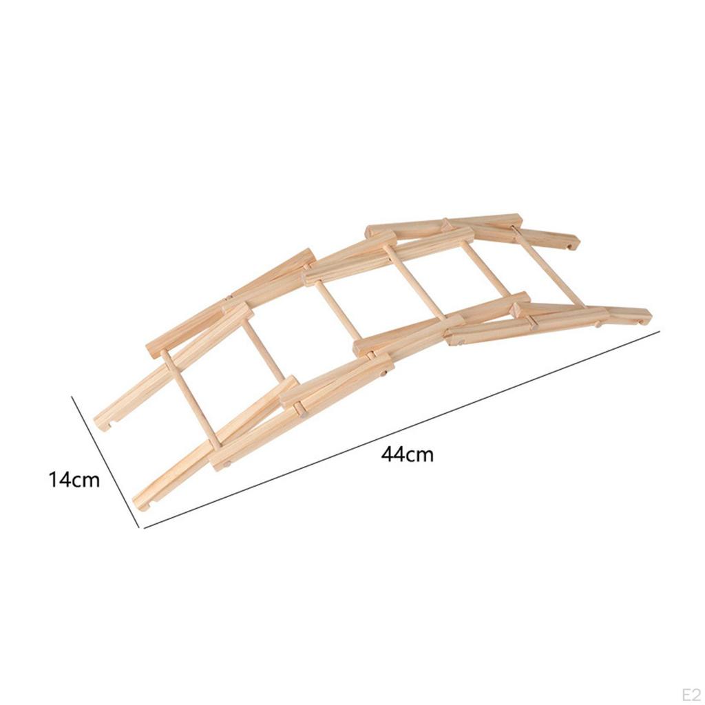 Holzmodellbrücke Experiment DIY Bogen Spielzeug, Homeschooling Projekte, Materialphysik Wissenschaft