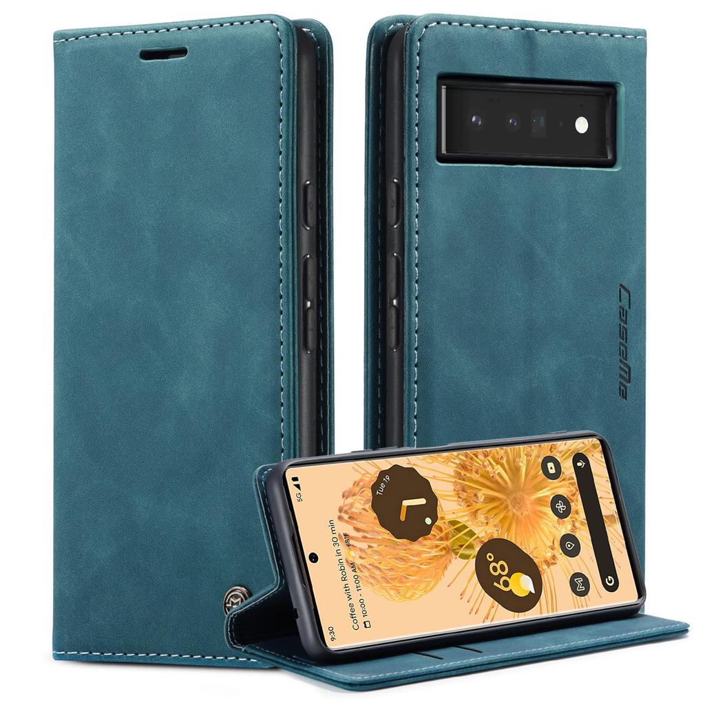 Kožené flipové pouzdro Google Pixel 8 Pro/9: Ochrana proti pádu, Slot na karty, Ochranný kryt