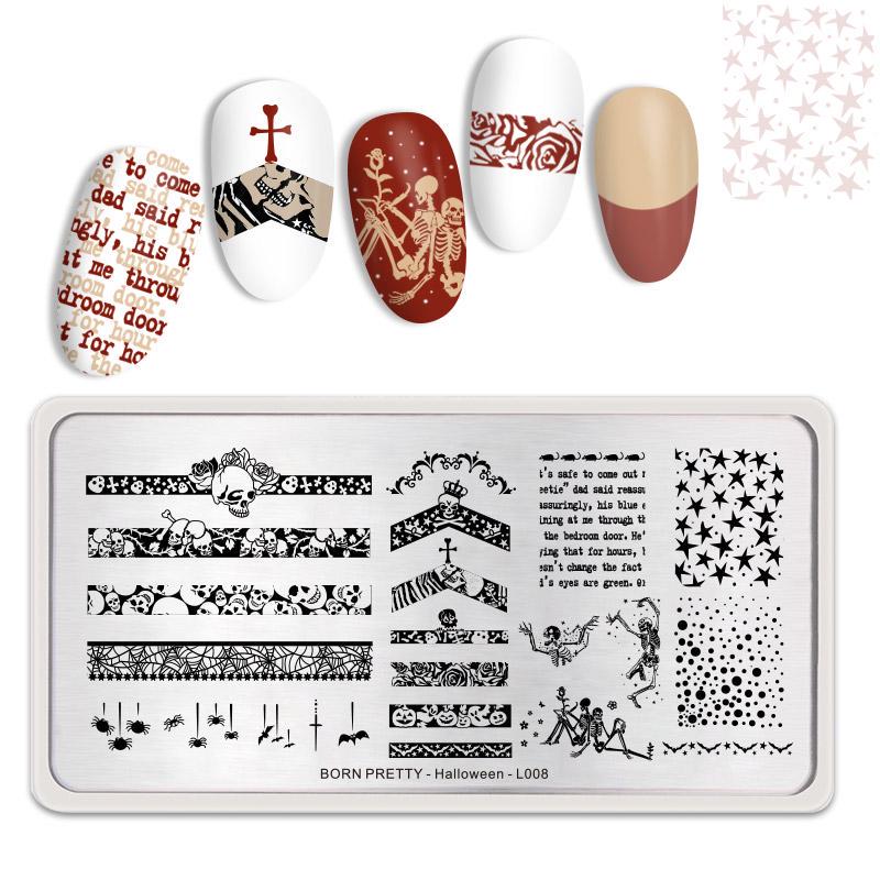 NICENEEDED Nagelstempelplatte Cat Paw Design – Für Nail Art, Maniküre, Inklusive Transfertool