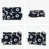 Marimekko Mini Unikko Kaika Size Cotton X Dark Blue Pouch, Women's, 52_1_52209470529,