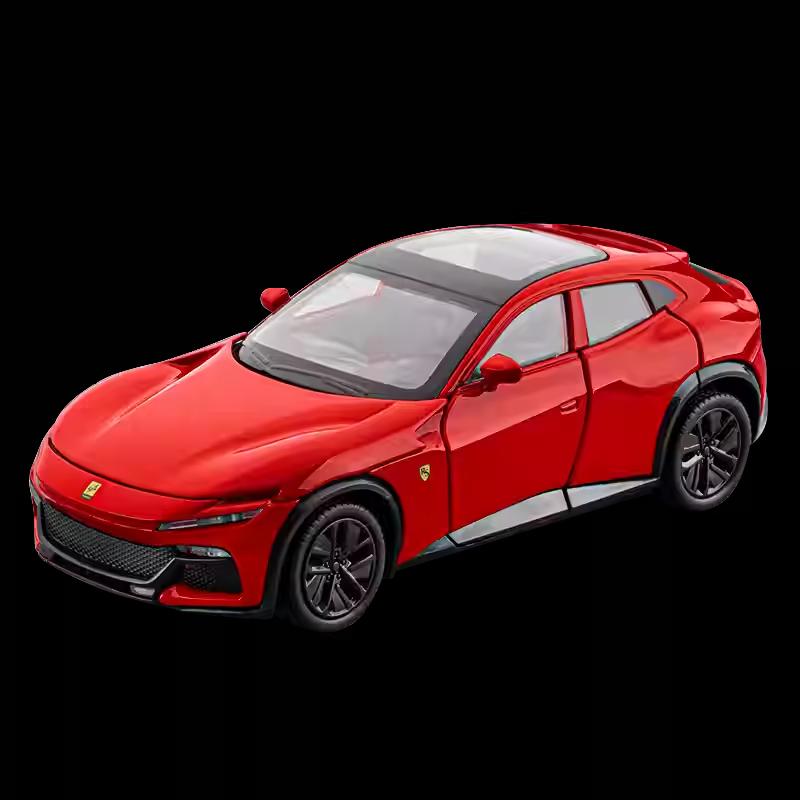 1/32 Volkswagen Purosangue SUV Legierungsmodell Auto Spielzeug Diecasts Metallguss Sound und Licht Auto Spielzeug für Kinder Fahrzeug